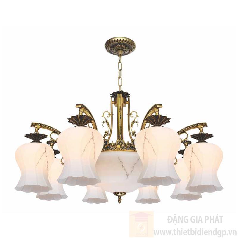 Đèn chùm cổ điển Ø900*H500+500, E27*11 lamp